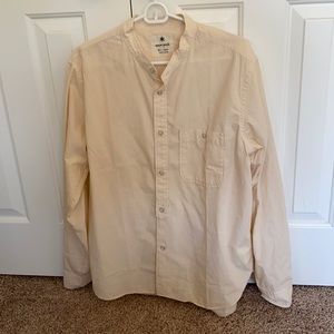 Snow Peak Stand Collar Shirt Medium